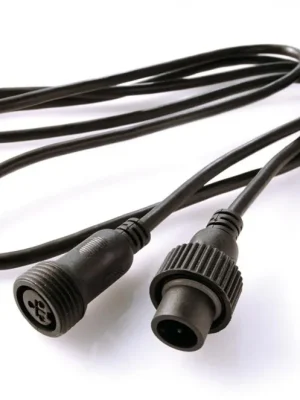 Akce XLR kabel 3-pólový Male/Female Outdoor černý 500 cm - LIGHT IMPRESSIONS