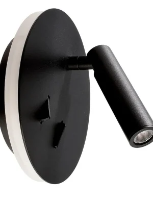 AKCE - Deko-Light nástěnné přisazené svítidlo Brahe IV 220-240V AC/50-60Hz 8,50 W 3000 K 395 lm 110 dopravní černá RAL 9017 - LIGHT IMPRESSIONS Jen Po Omezenou Doba