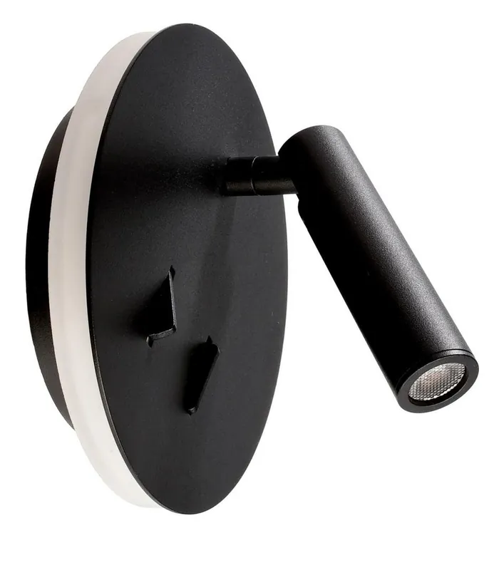 AKCE - Deko-Light nástěnné přisazené svítidlo Brahe IV 220-240V AC/50-60Hz 8,50 W 3000 K 395 lm 110 dopravní černá RAL 9017 - LIGHT IMPRESSIONS Jen Po Omezenou Doba