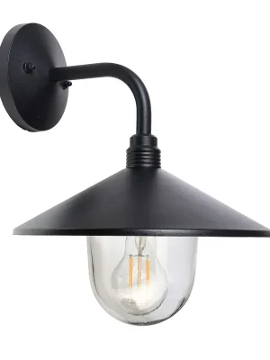 Akce Deko-Light nástěnné přisazené svítidlo Shaula 220-240V AC/50-60Hz E27 1x max. 60,00 W 286 černá - LIGHT IMPRESSIONS