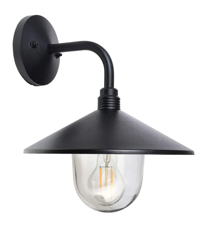 Akce Deko-Light nástěnné přisazené svítidlo Shaula 220-240V AC/50-60Hz E27 1x max. 60,00 W 286 černá - LIGHT IMPRESSIONS