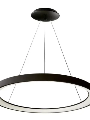 Zlevněný Deko-Light závěsné svítidlo Merope 600 42W 3000/4000K 3200 lm tmavě černá RAL 9005 - LIGHT IMPRESSIONS