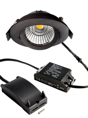 AKCE - Deko-Light stropní vestavné svítidlo Dione, 230 V, DIM, 4000 K, černá 220-240V AC/50-60Hz 8,50 W 4000 K 750 lm černá - LIGHT IMPRESSIONS Nízká Cena