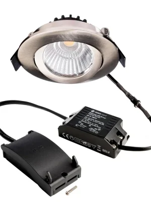 Akční Cena Deko-Light stropní vestavné svítidlo, Dione, 8,5 W, DIM, 4000 K, 220-240V 4000 K 800 lm nikl - LIGHT IMPRESSIONS