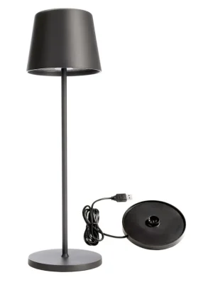 Akce Deko-Light nabíjecí svítidlo - sada Canis šedá + nabíjecí základna - LIGHT IMPRESSIONS