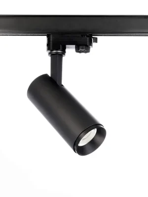 Značkový Deko-Light kolejnicový systém 3-fázový 230V Lucea 10 černá 220-240V AC/50-60Hz 10,00 W 3000/4000 K tmavě černá RAL 9005 - LIGHT IMPRESSIONS