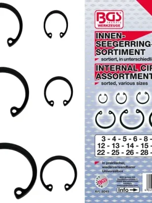 BGS Pojistky seger - vnitřní, sada 300 dílů Oblíbený