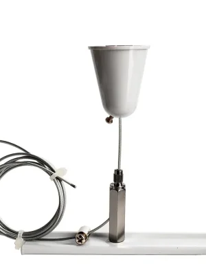 AKCE - Deko-Light kolejnicový systém 3-fázový 230V D Line závěsný držák stropní rozeta 1,5m bílá RAL 9016 120  - LIGHT IMPRESSIONS Speciální Cena