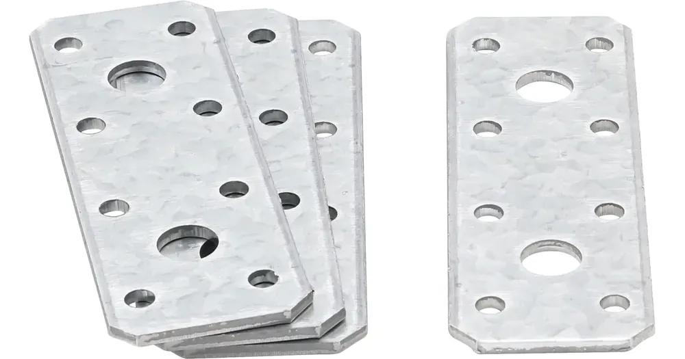 Značkový BGS Plech spojovací plochý, 100 x 35 x 2,5 mm, sada 4 dílů