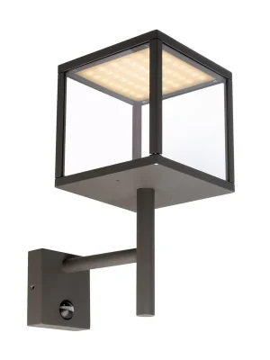 Zlevněný Deko-Light nástěnné přisazené svítidlo Lacertae 110-240V 10W 3000 K 440 lm 180 mm tmavě šedá - LIGHT IMPRESSIONS