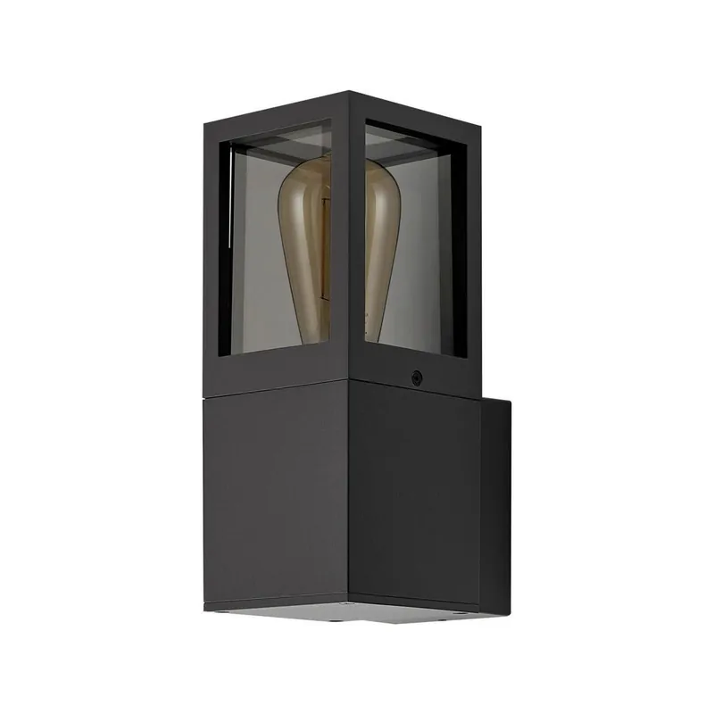 Značkový Deko-Light nástěnné přisazené svítidlo - Facado II hranaté tónované, 1x max 20 W, šedá - LIGHT IMPRESSIONS