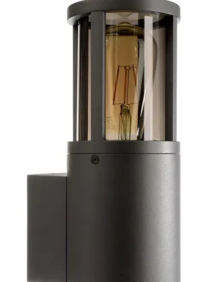 Zlevněný Deko-Light nástěnné přisazené svítidlo - Facado II kulaté tónované, 1x max 20 W, šedá - LIGHT IMPRESSIONS