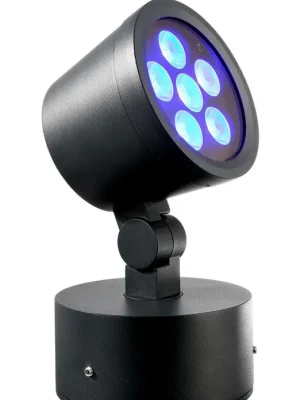 Značkový Deko-Light podlahové a nástěnné a stropní svítidlo Colt 16W RGBW 24V DC 16,00 W 5500 K 950 lm 88 černošedá RAL 7021 - LIGHT IMPRESSIONS