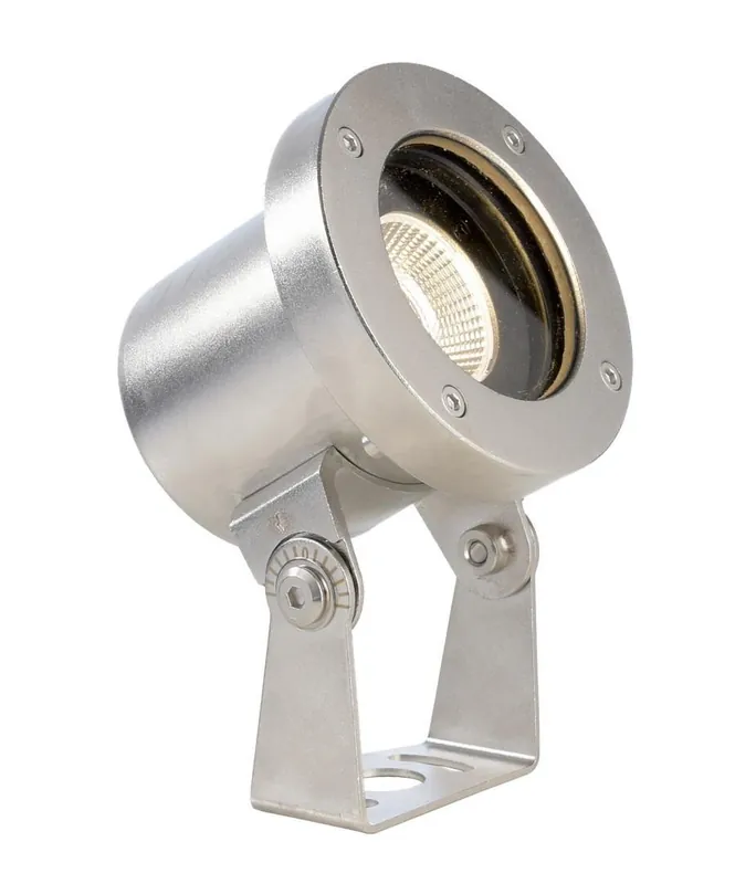 Zlevněný UKONČENA VÝROBA KapegoLED podvodní svítidlo Fiara 24V DC 10W 3000 K 670 lm 95 mm stříbrná - LIGHT IMPRESSIONS