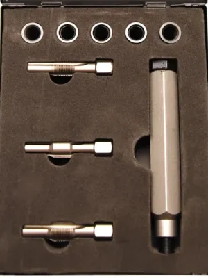 Zlevněný BGS Sada na opravu závitů žhavících svíček M9x1,0, sada 9 dílů