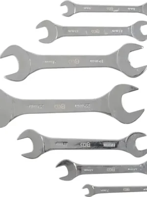 Zlevněný BGS Klíče ploché 6x7-22x23 mm, extra ploché, 7 dílů