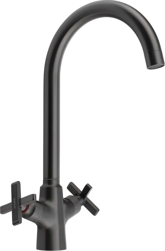 Horká Nabídka Sapho XELLA stojánková dřezová baterie, gun metal XE603GM