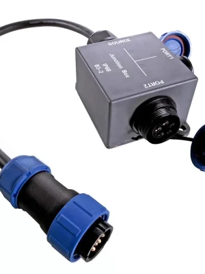 Značkový Rozdělovník + spojovací kabel 1m 2 výstupy 5-pólový IP67 - LIGHT IMPRESSIONS
