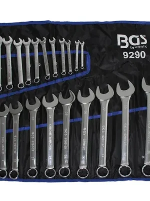 Akční Cena BGS Klíče očkoploché, chromované ve vysokém lesku, 6 - 32 mm, 25dílná sada