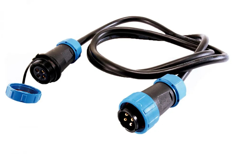 Akční Cena Deko-Light Weipu HQ 12/24/48V spojovací kabel 4-pólový kabelový systém3000 mm - LIGHT IMPRESSIONS