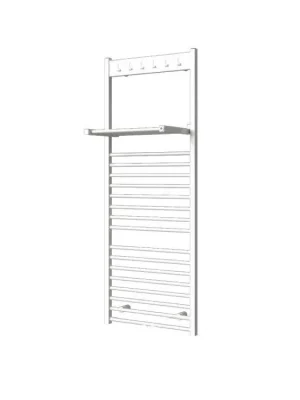 Isan Flexi s háčky koupelnový radiátor 955/600, 412 W, DFLH09550600 Cenová Bomba