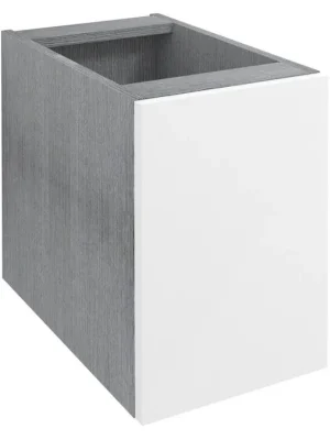 Sapho WAVE skříňka spodní dvířková 30x45x47,8cm, pravá/levá, bílá/dub stříbrný WA030-3011 Ověřený