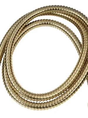 Sapho POWERFLEX kovová sprchová hadice, 150cm, zlato FLEX150G Sezónní Sleva