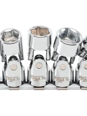 Zlevněný BGS Klíče nástrčné kloubové, vnitřní čtyřhran 10 mm (3/8"), 3/8"–3/4" mm, palcové velikosti