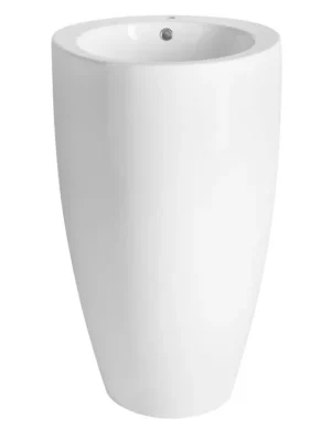 Omezená Nabídka Aqualine Keramické umyvadlo volně stojící, 50x84cm, bílá VS701