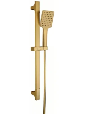 Doprava Zdarma Sapho Sprchová souprava hranatá, posuvný držák 680mm, zlato mat SC815GB