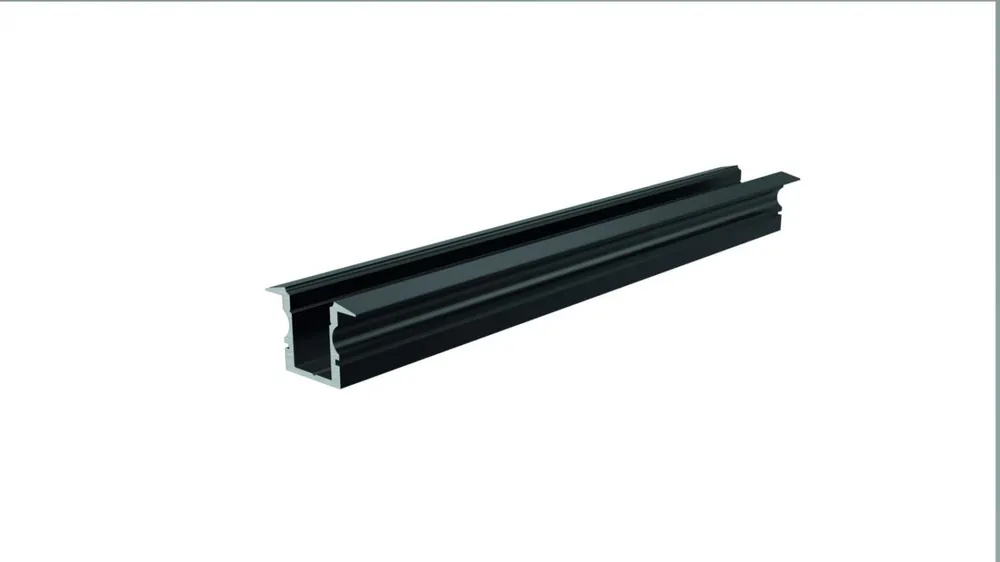 Zlevněný ET-02-08 vysoký T-profil pro 8 - 9,3 mm LED pásek matná černá - LIGHT IMPRESSIONS