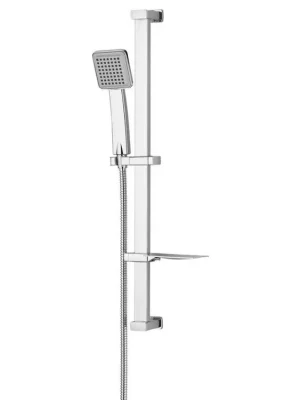 Novinka Aqualine NAJA sprchová souprava s mýdlenkou, posuvný držák, chrom 11546