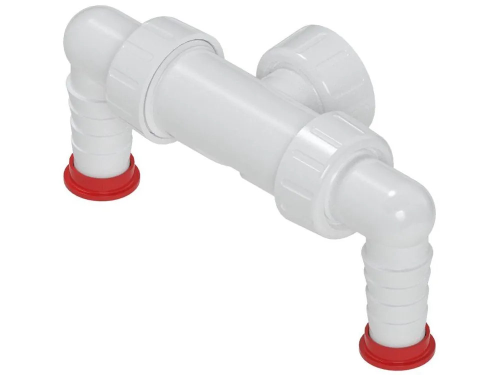 Aktuální Sapho Dvojkolínko podomítkového sifonu, pro pračku, bílá 168.131.0