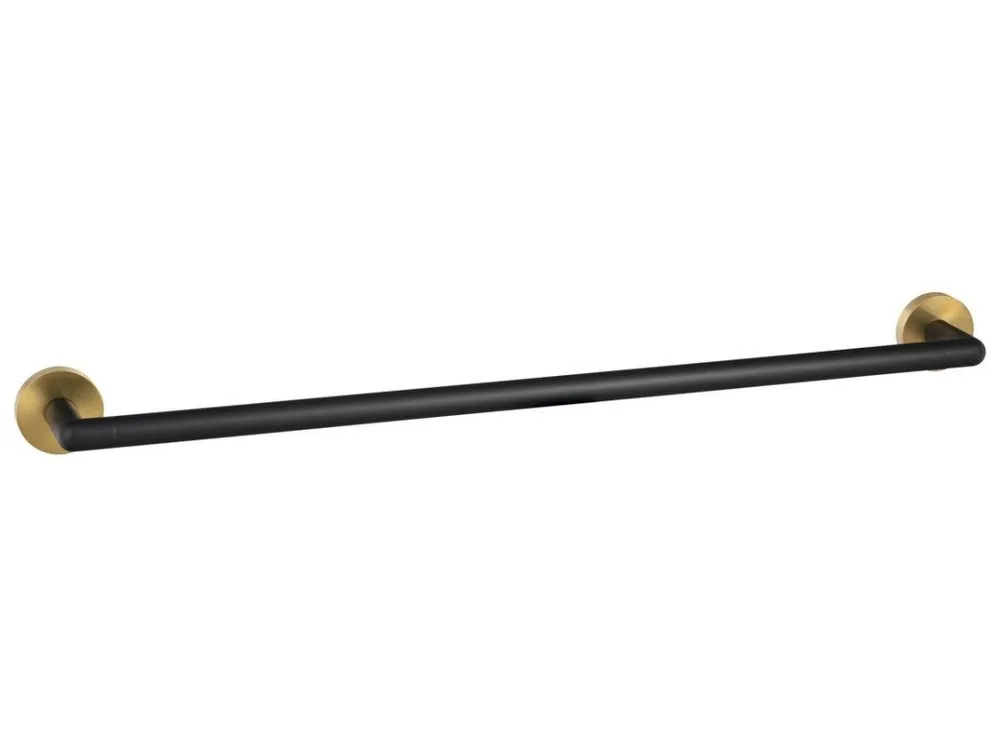 Sapho LARISSA držák ručníků 600mm, černá/zlato mat WS010BG Víkendová Akce