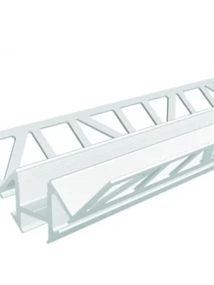 Značkový Reprofil dlaždicový profil roh vnitřní EV-01-12 bílá lakovaná 2500 mm - LIGHT IMPRESSIONS