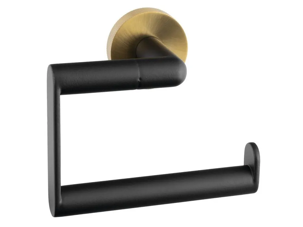 Sapho LARISSA držák toaletního papíru, černá/zlato mat WS017BG Must-Have