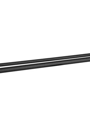 Sezónní Sleva Sapho LARISSA dvojitý držák ručníků 600mm, černá/měď mat WS011BC