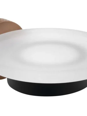 Sapho LARISSA mýdlenka, mléčné sklo, černá/měď mat WS002BC Značkový