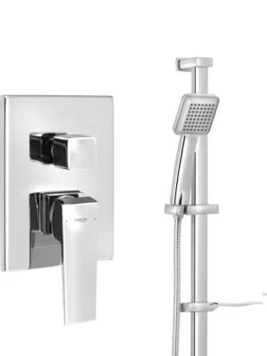Akční Cena Aqualine RITMO podomítkový sprchový set s pákovou baterií, 2 výstupy, chrom RT045