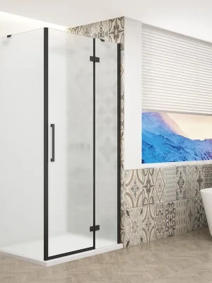 Akce Gelco TRINITY BLACK obdélníkový sprchový kout 900x1000mm, matné sklo, pravé GT5610-90MR-B