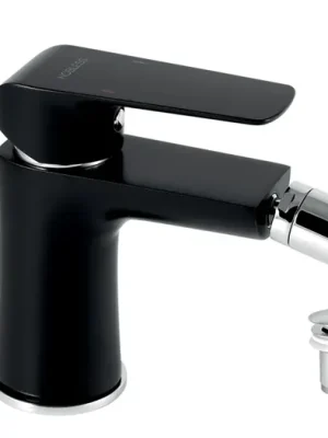 NOVASERVIS Bidetová baterie s výpustí Nobless Tina černá matná - 38011,5 Dokud Zásoby Vydrží