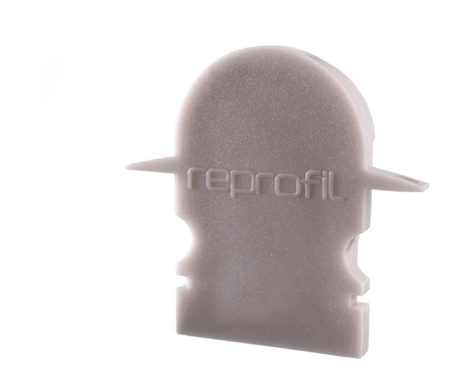 Zlevněný Koncovka R-ET-02-10 šedá 25 mm 2 ks - LIGHT IMPRESSIONS