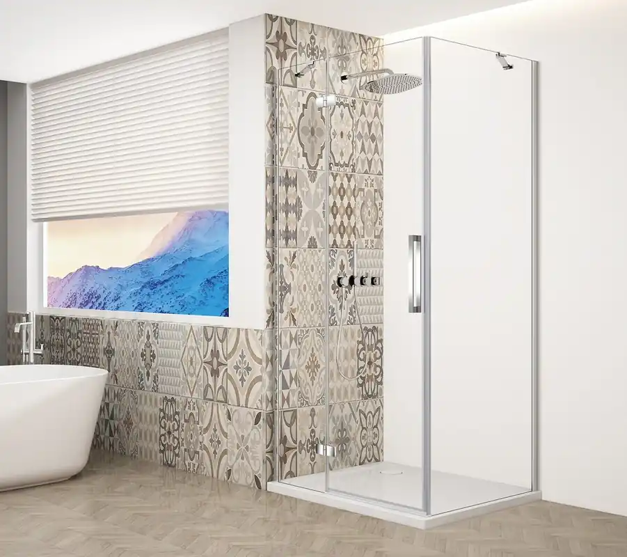 Zlevněný Gelco TRINITY CHROME obdélníkový sprchový kout 800x1000mm, čiré sklo, levé GT5610-80CL-CH