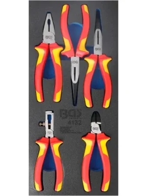 Zlevněný BGS Modul - kleště VDE, kombinační, štípací, telefonní, odizolační, 5 dílů