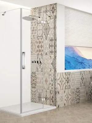 Akce Gelco TRINITY CHROME obdélníkový sprchový kout 800x1000mm, čiré sklo, pravé GT5610-80CR-CH