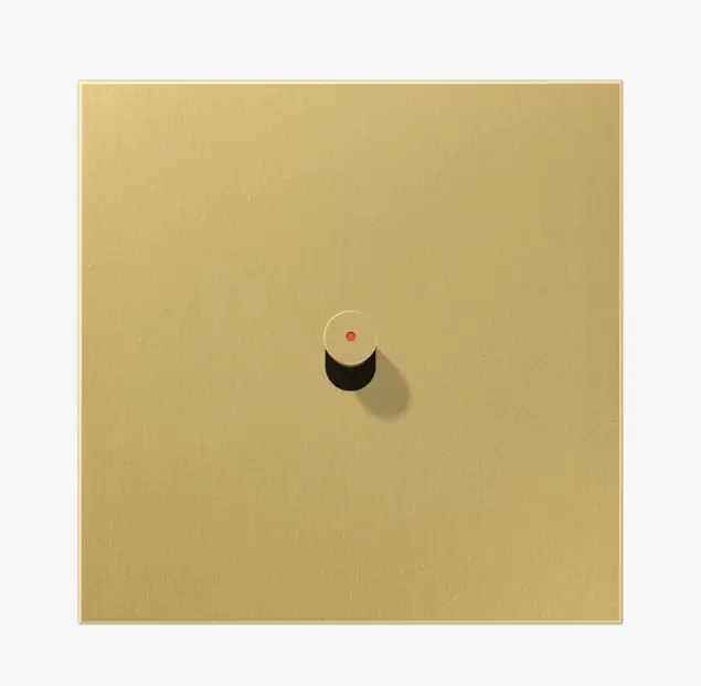 Zlevněný Hmatník vypínače LS1912 CONE s kontrolkou (ME 12-0 KO C K 25) mosaz - JUNG