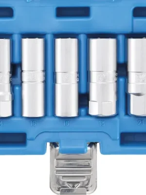 Značkový BGS Sada nástrčných hlavic na zapalovací svíčky, šestihranných, 12,5 mm (1/2"), 14–21 mm, 5