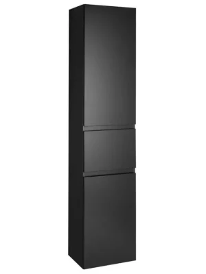 Akce Aqualine ALTAIR vysoká skříňka s košem 40x184x31cm, černá mat, pravá AI685R