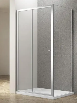 Značkový Aqualine UGGA obdélníkový sprchový kout 1400x800mm, čiré sklo ATS140-01