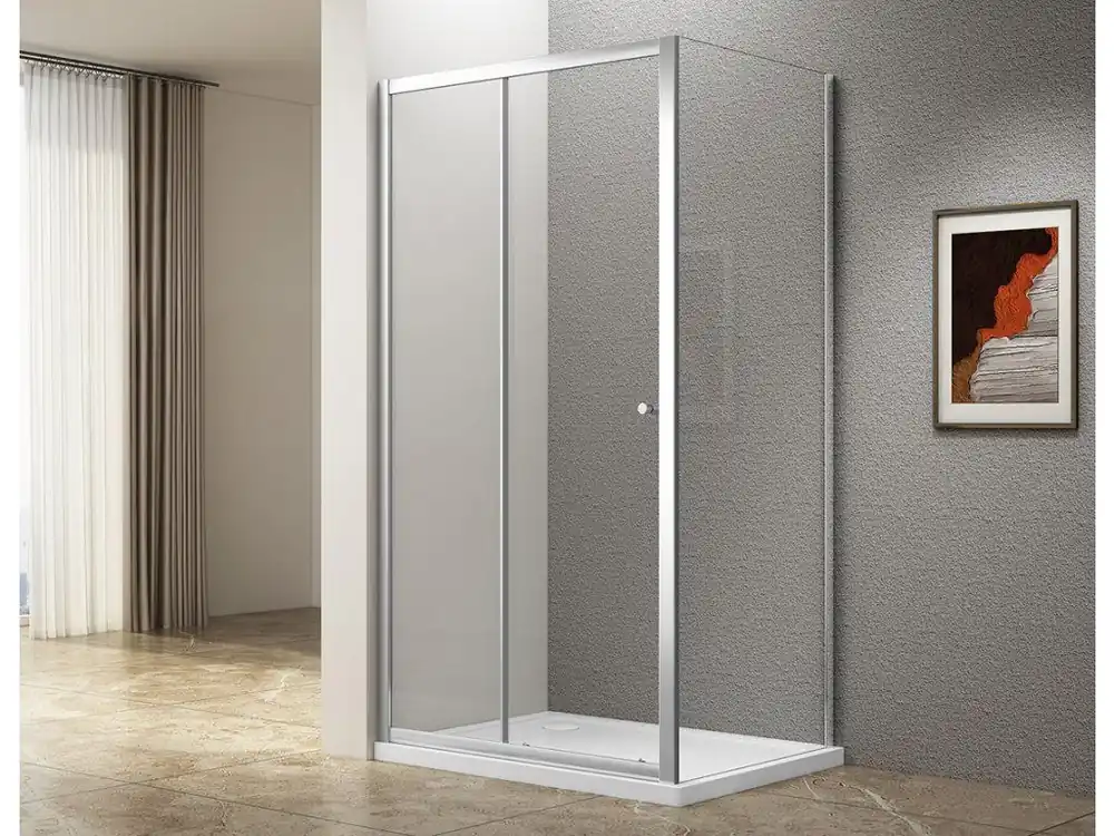 Značkový Aqualine UGGA obdélníkový sprchový kout 1400x800mm, čiré sklo ATS140-01